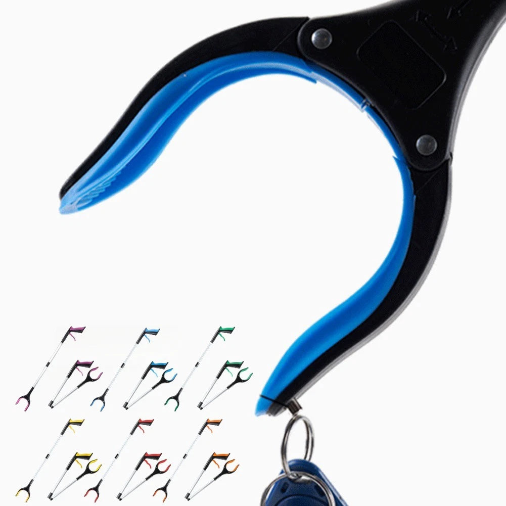 Foldable Aluminium Grabber Tongs with Magnet for Metal Objects