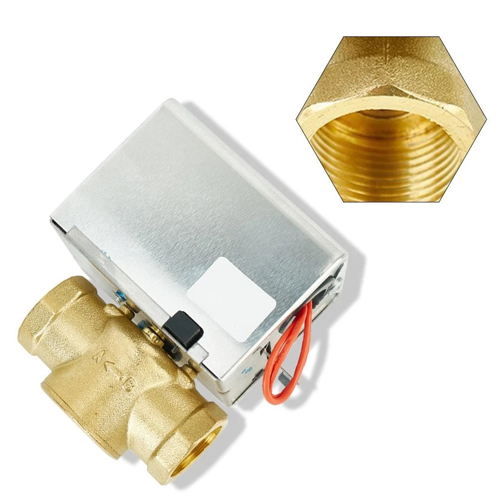 Electric Two Way Valve DN20 for Air Conditioning and Water Heater Systems