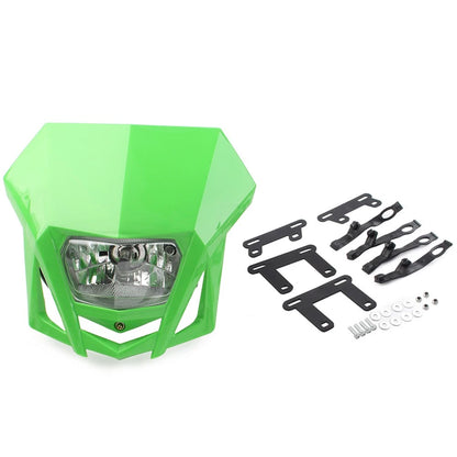 H4 Headlight Fairing for Kawasaki KLX XR CRF DRZ RMZ Dirt Bikes (12V)
