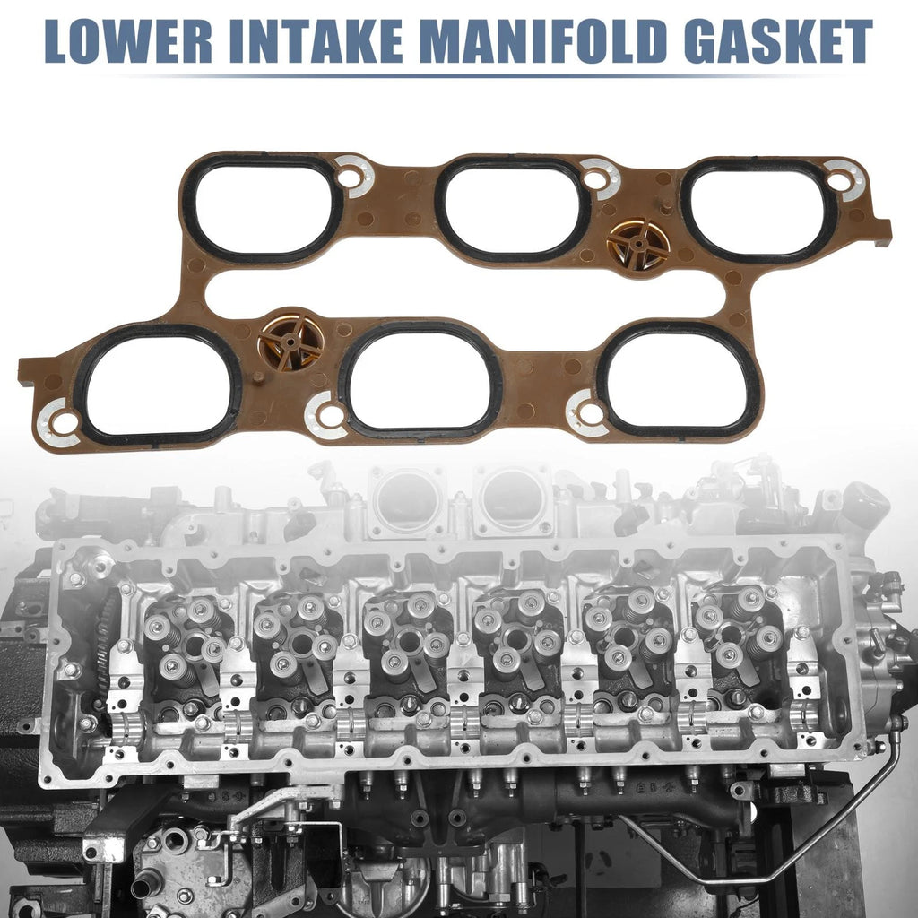Lower Intake Manifold Gasket Replacement for Chevrolet Cadillac Buick (1 Pcs)