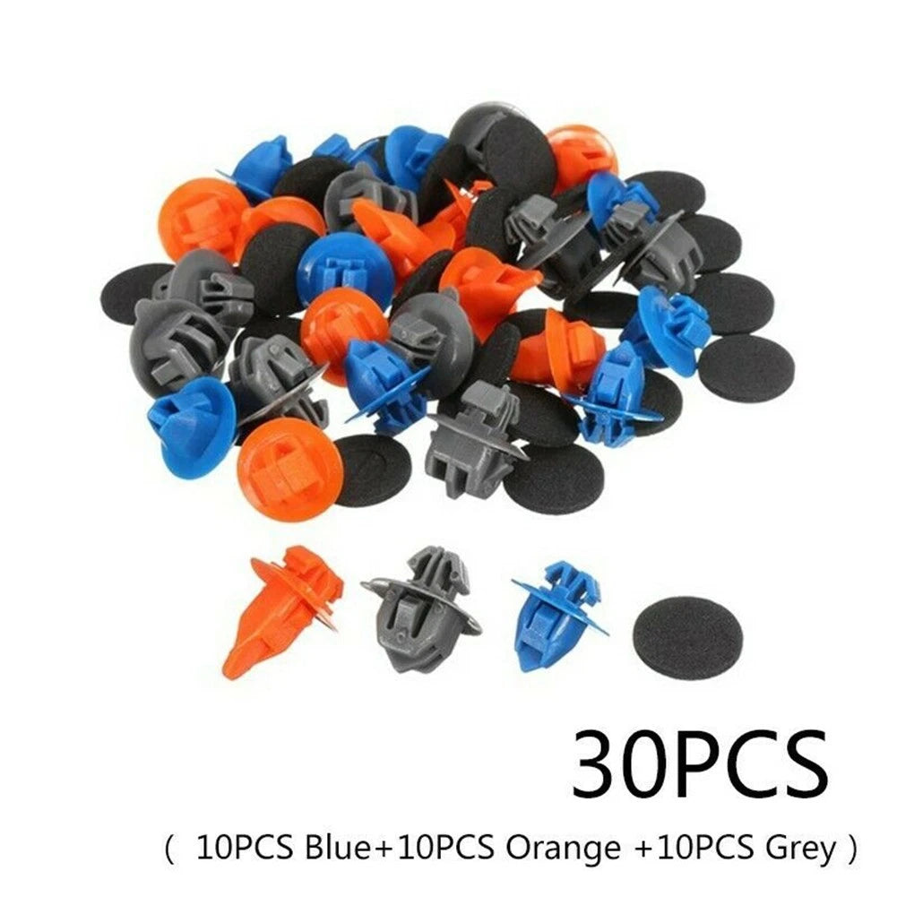Set of 10 Plastic Panel Clips for Various Makes and Models