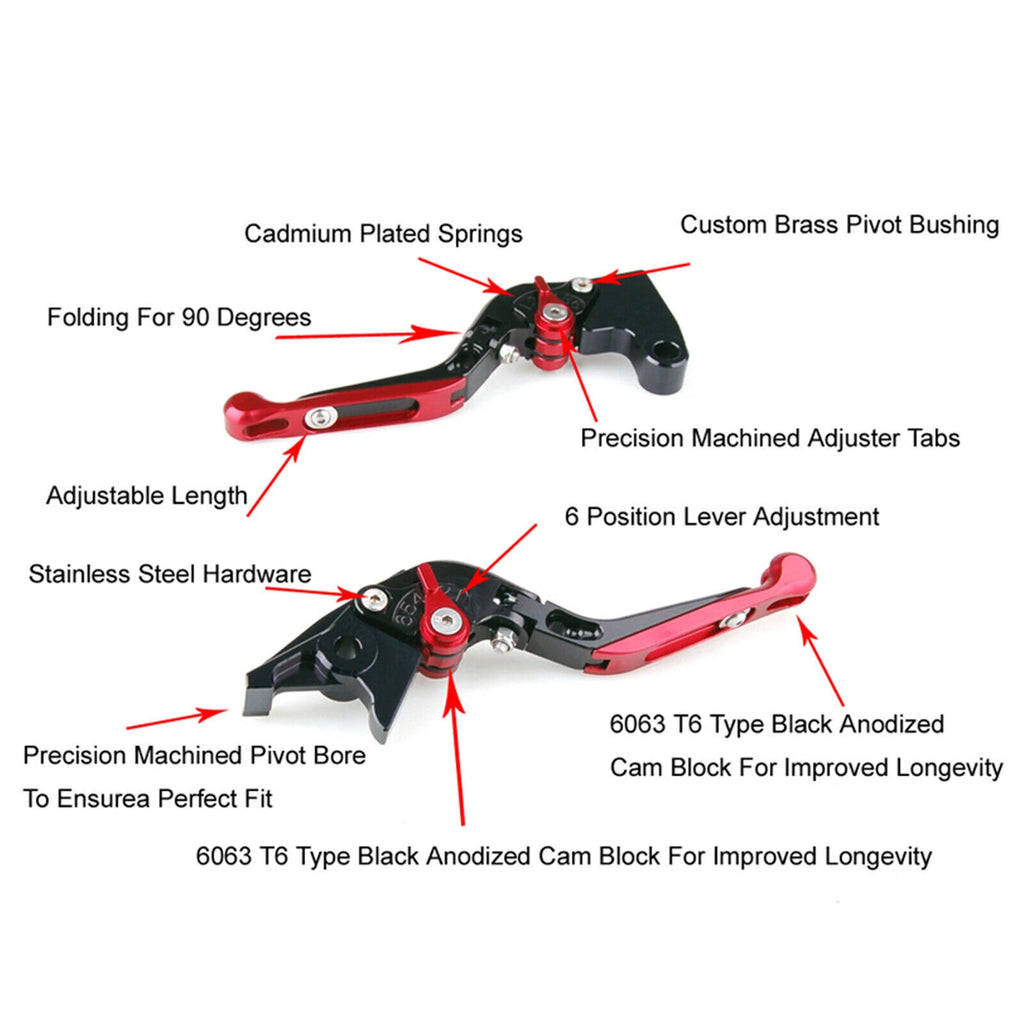 Adjustable Clutch Brake Lever for Honda CB500F CBR500R CBR250R CBR300RR (2013–2023)