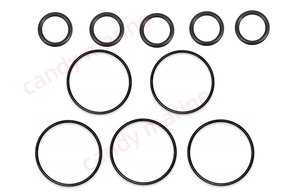Set of 5 Oil Change O-Ring Seal Kit for Suzuki DF 9.9 15 20 (09280-13004, 09280-60005)