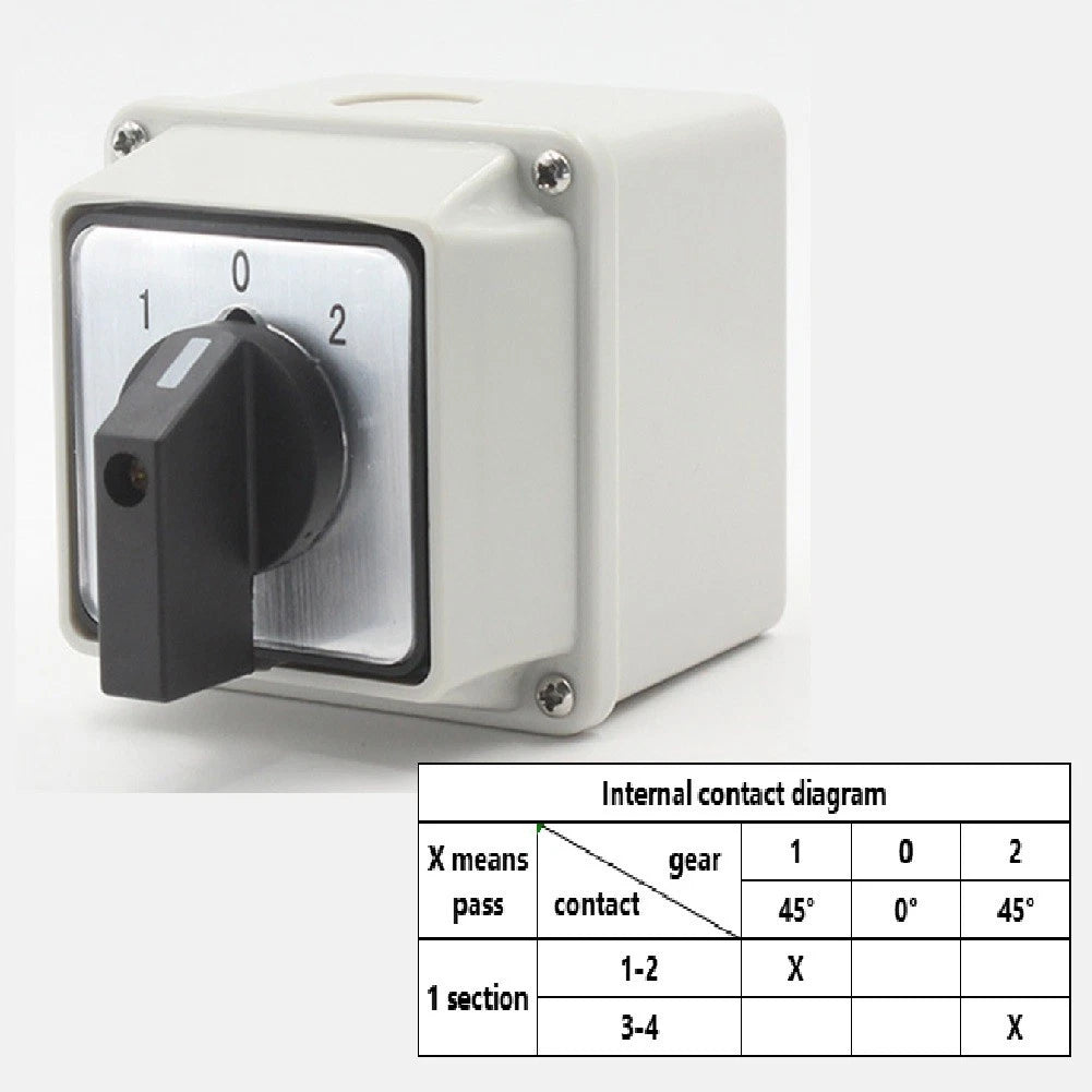 Rotary Switch for Changeover Applications (20A)