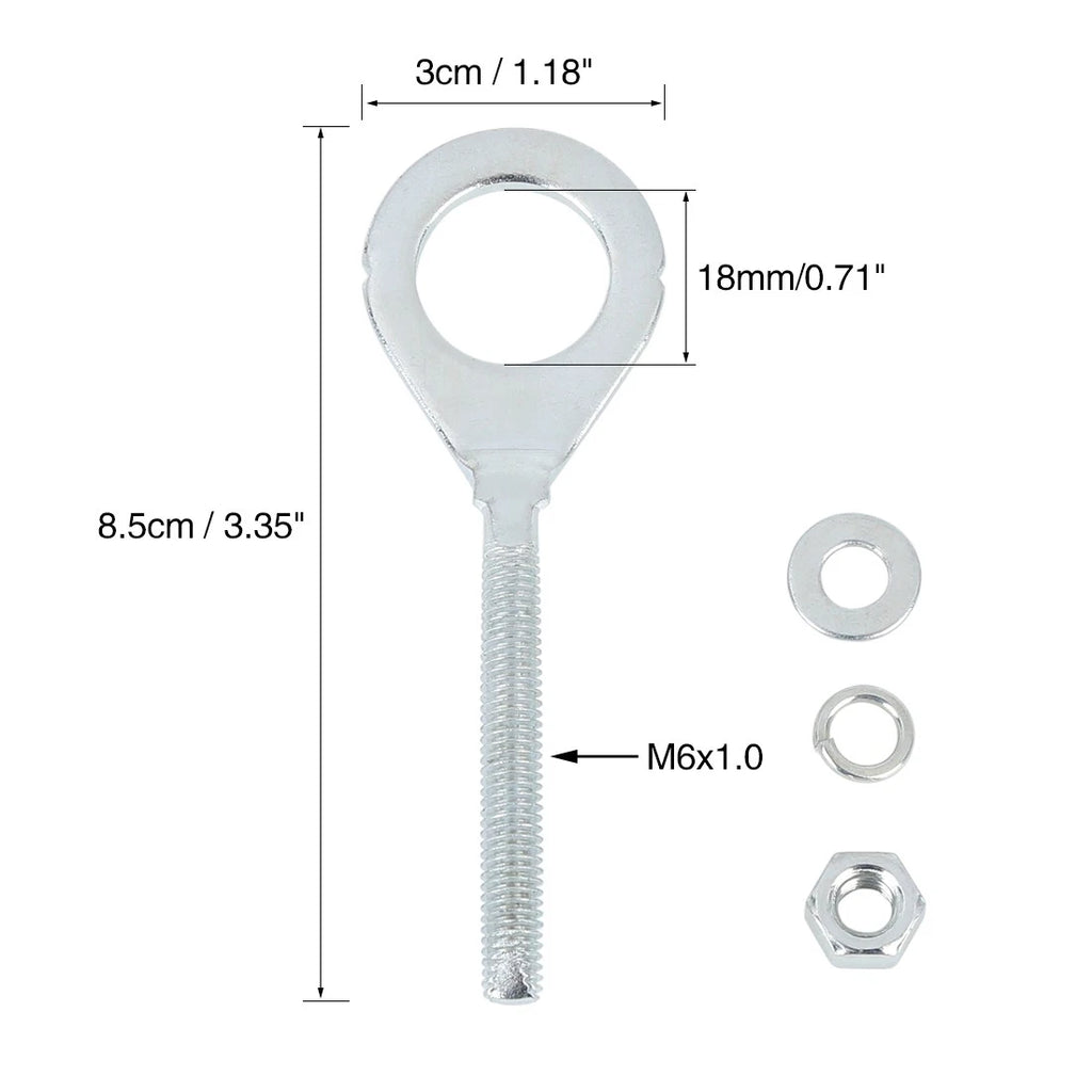 3 Pairs Chain Axle Adjuster Tensioner Pullers for Honda CG125 (2005–2015)