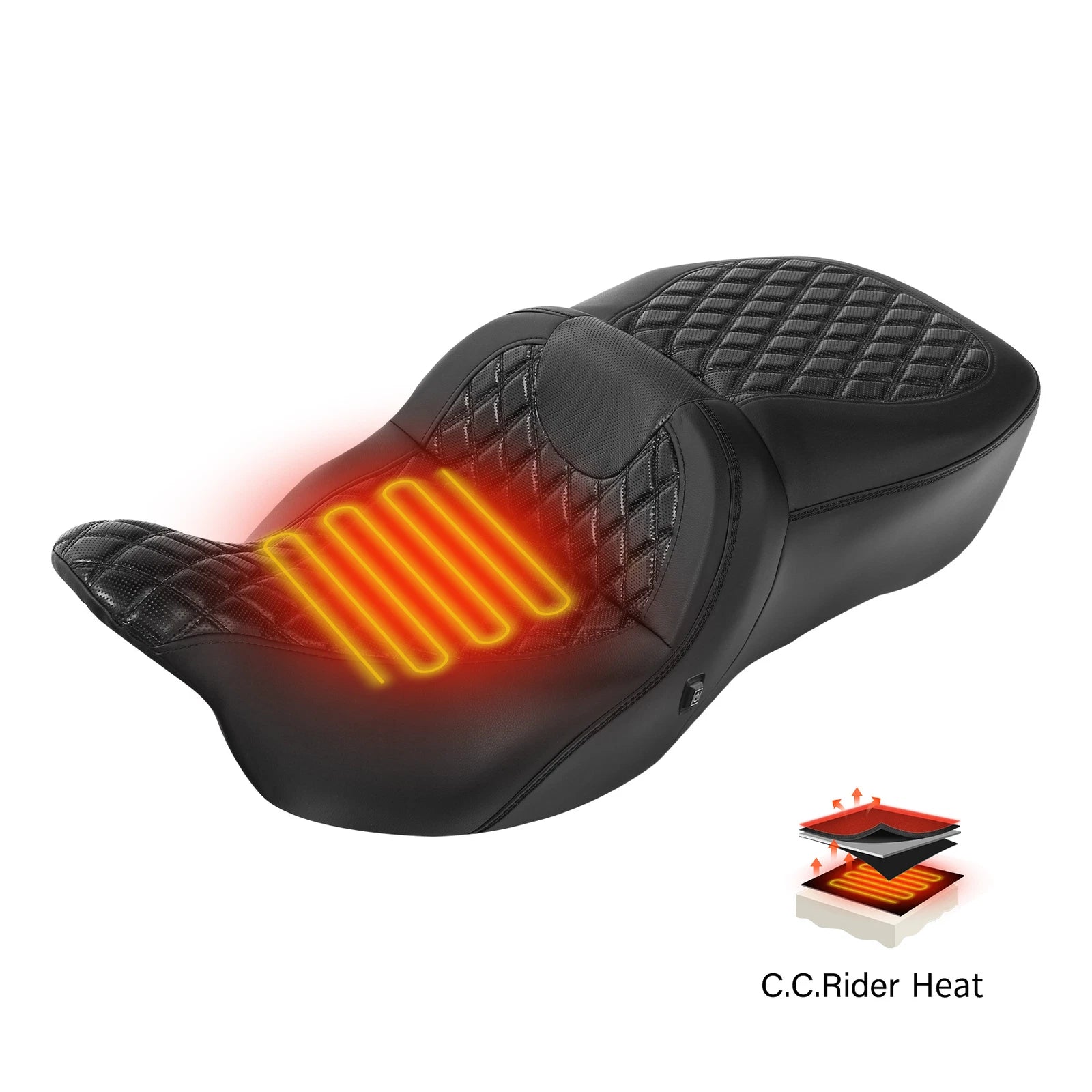 Heated Seat for Harley Touring Electra Glide (2009–2023)