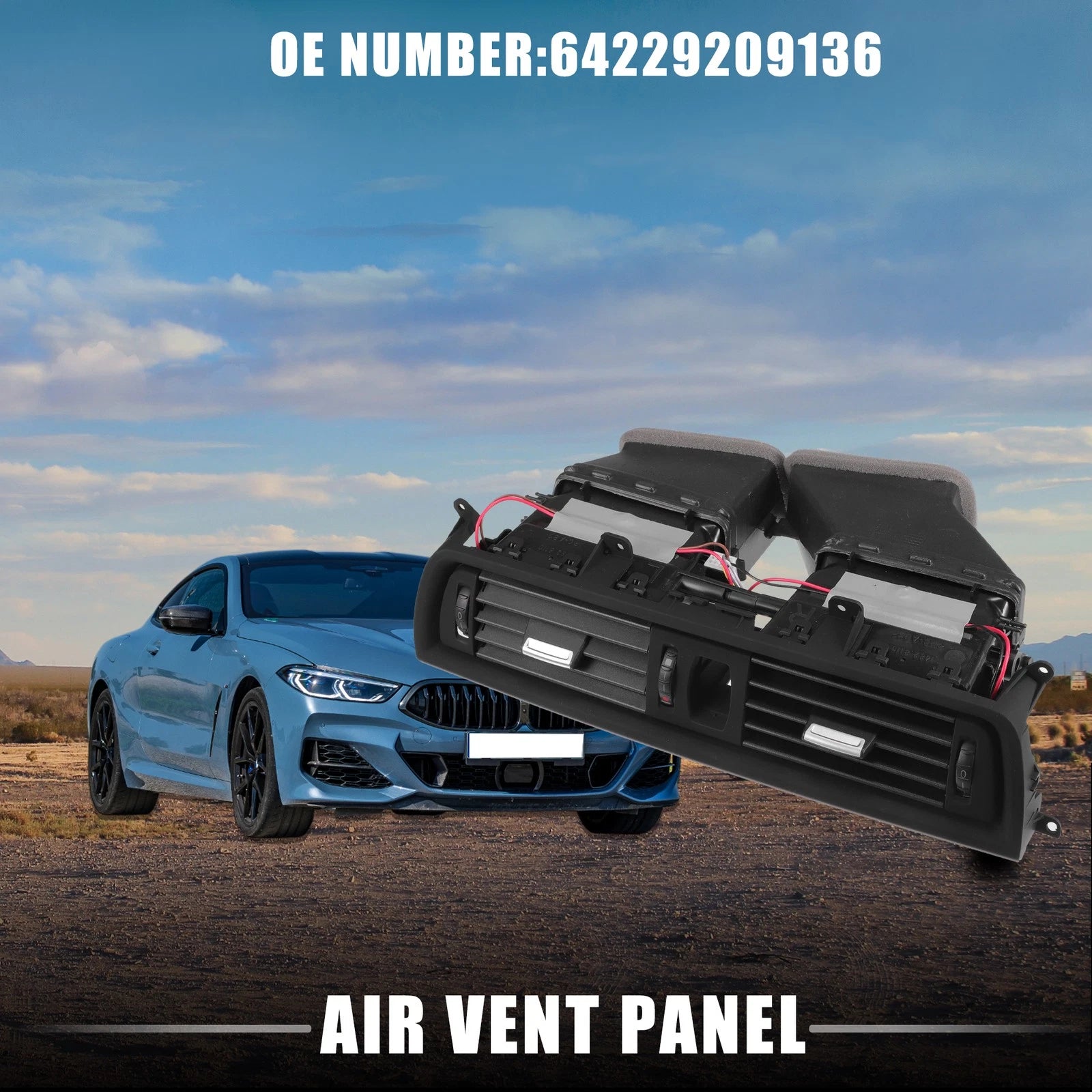 Center Dash A/C Outlet Replacement for BMW 528i (2011–2015)