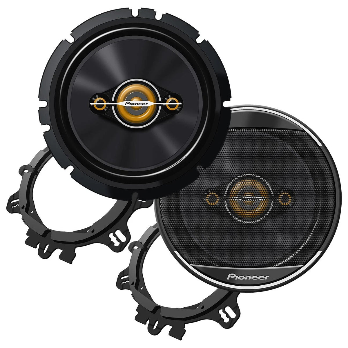 Pioneer 6.5" 4-Way Full Range Speakers for Universal Vehicles (Pair)