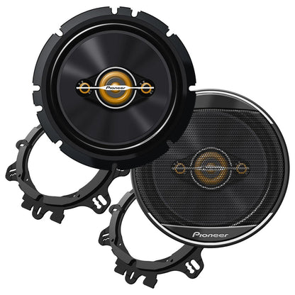 Pioneer 6.5" 4-Way Full Range Speakers for Universal Vehicles (Pair)