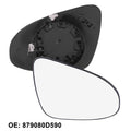 Right Side Heated Mirror Glass with Backing Plate for Toyota Yaris (2012–2020)