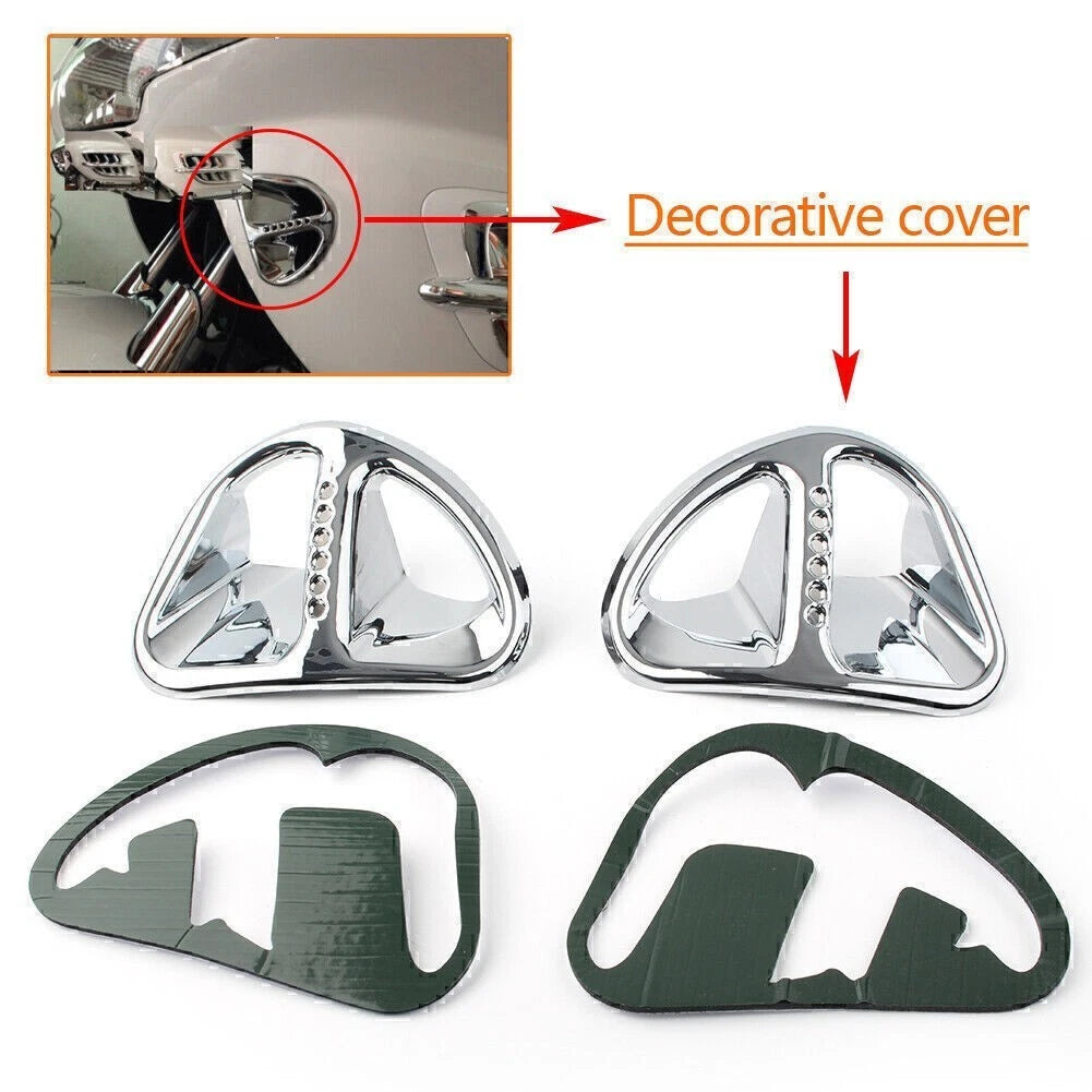 Chrome Fairing Air Intake Accent Grille for Honda Goldwing GL1800 (2001–2011)