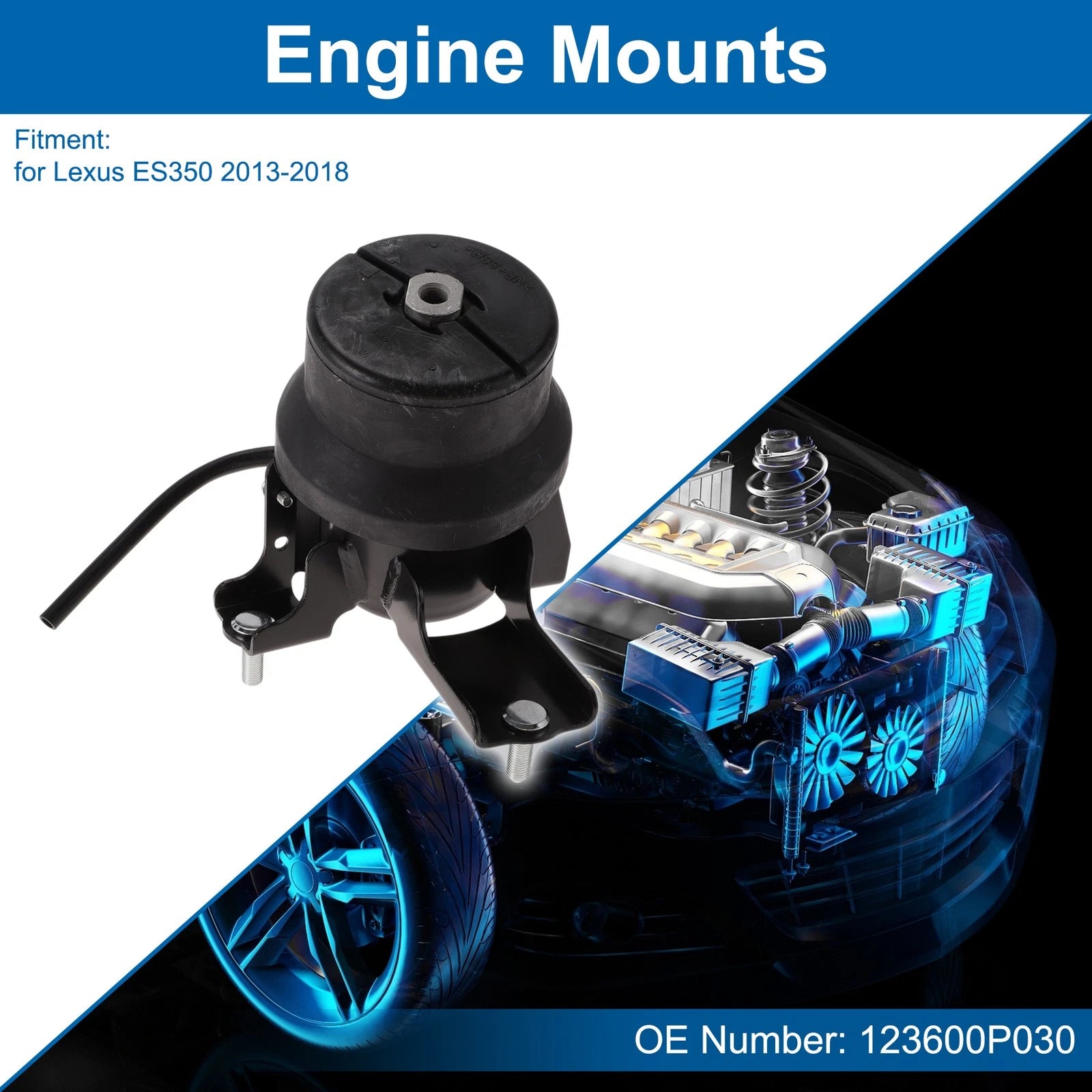 Engine Motor Mount Replacement for Lexus ES350 (2013–2018)
