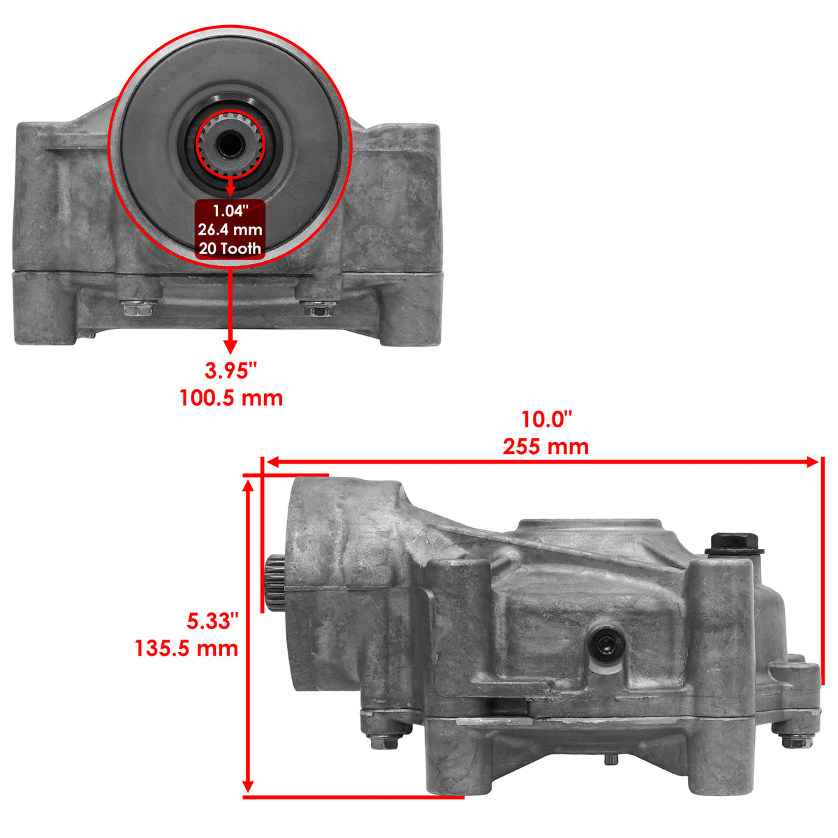 Rear Differential Replacement for Can Am Commander 800 and 800R (2014–2019)