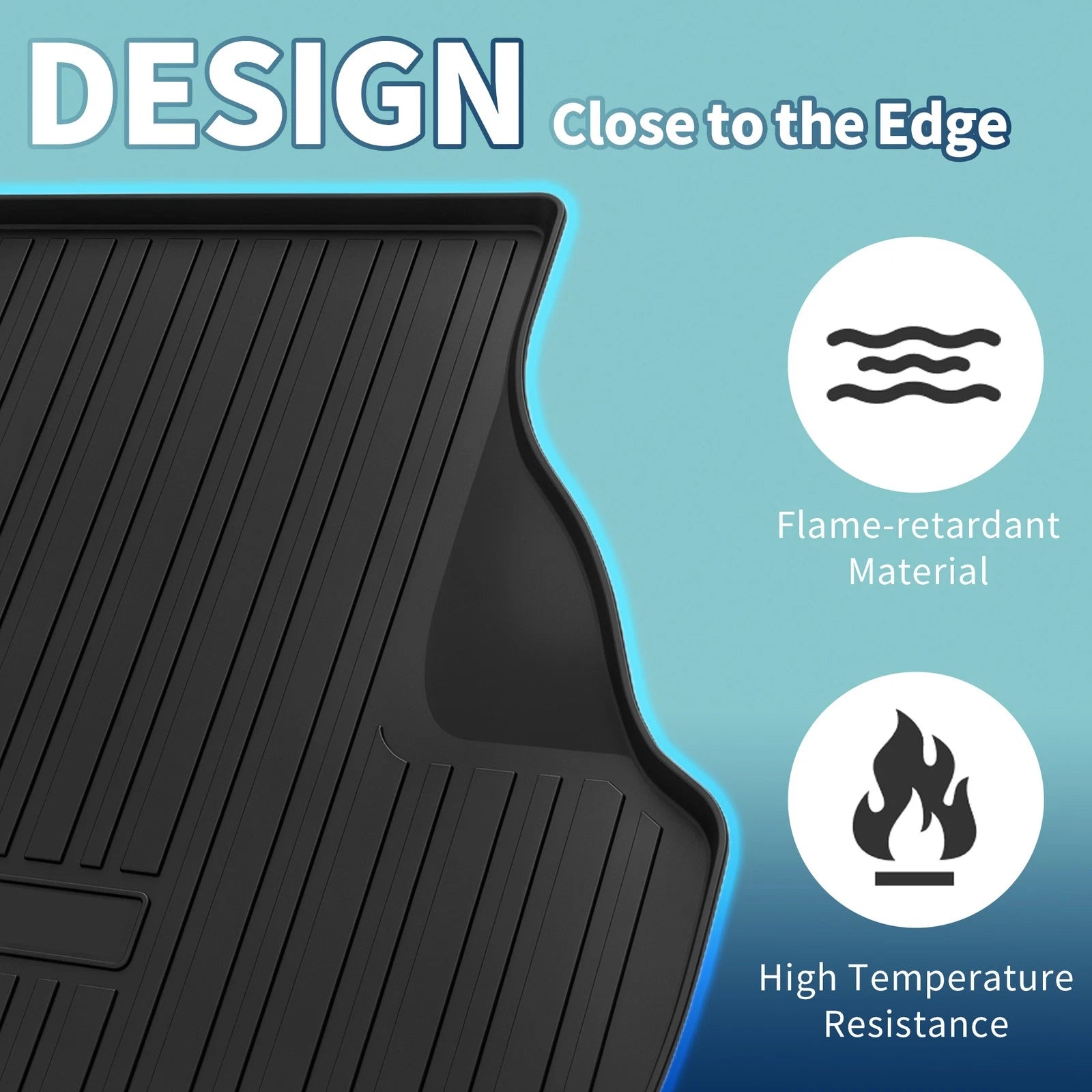 Rear Cargo Liner Flat Face TPE for Honda Accord 2013–2017 (1 Pc)