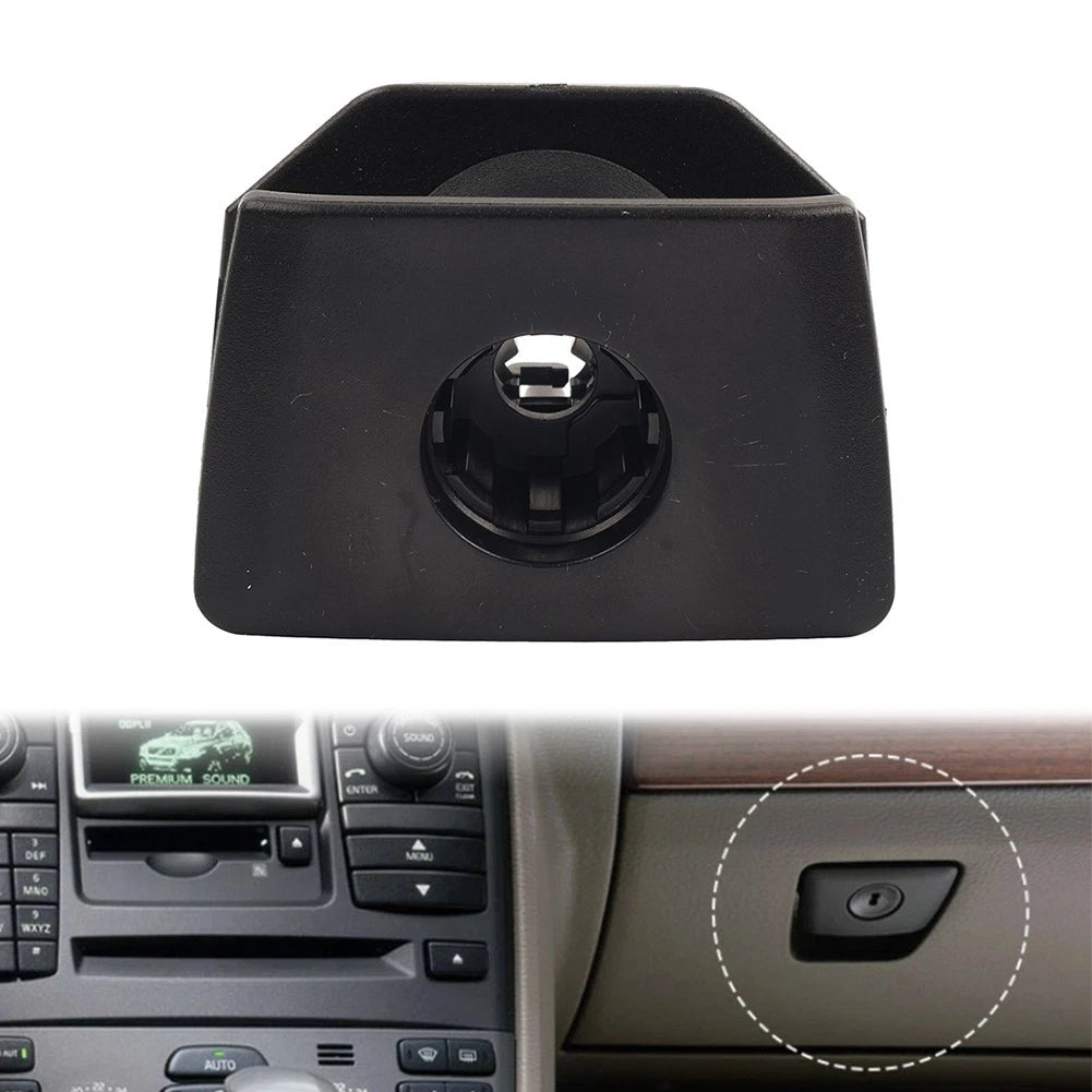 Black Glove Compartment Box Lock Latch Handle For Volvo XC90 2003-2013 30643013