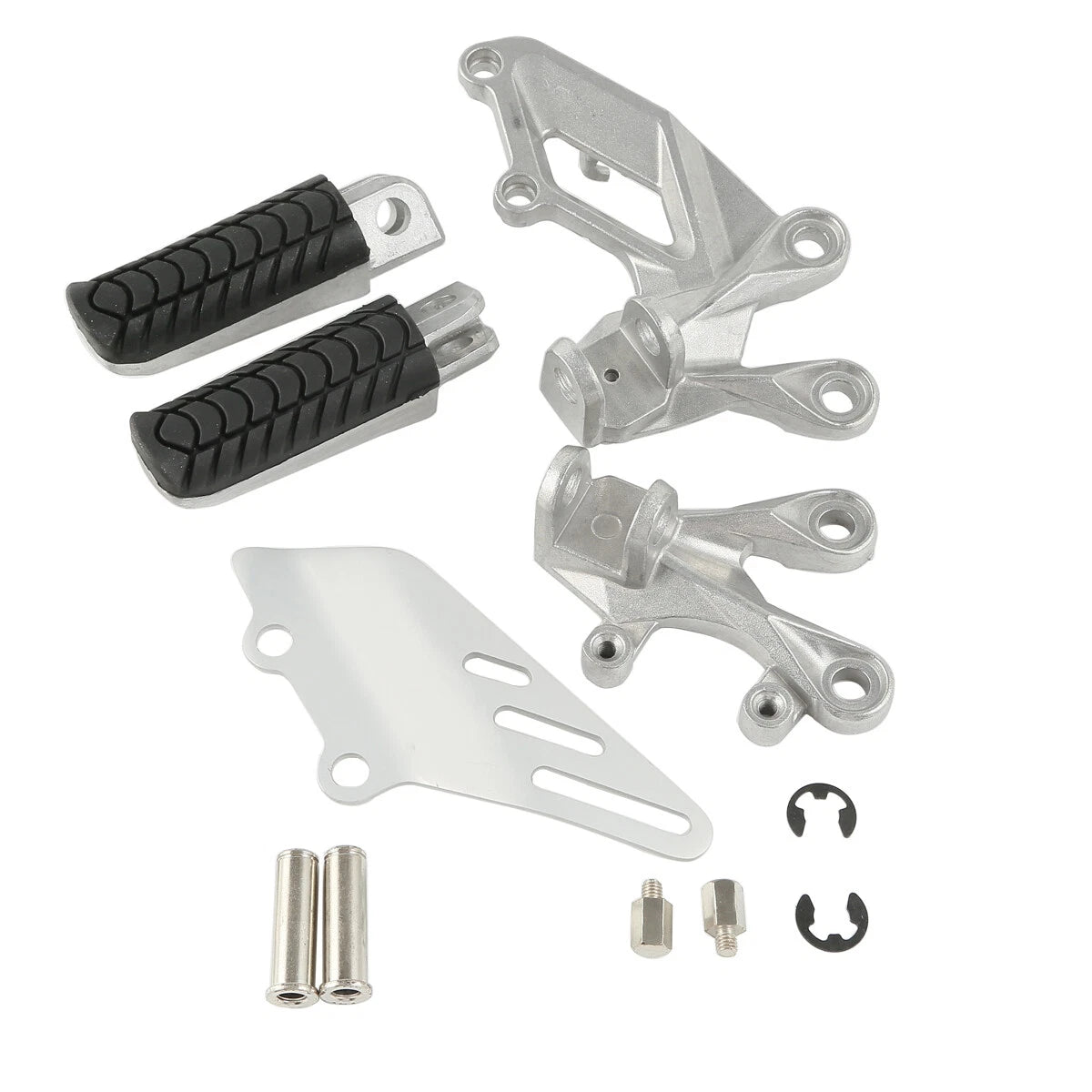 Front Driver Footpegs Bracket Set for Kawasaki Ninja ZX14R ZZR1400 (2006–2023)