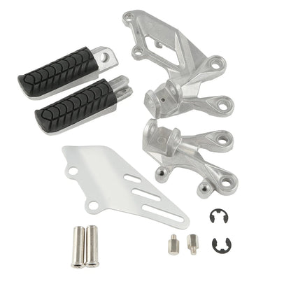 Front Driver Footpegs Bracket Set for Kawasaki Ninja ZX14R ZZR1400 (2006–2023)