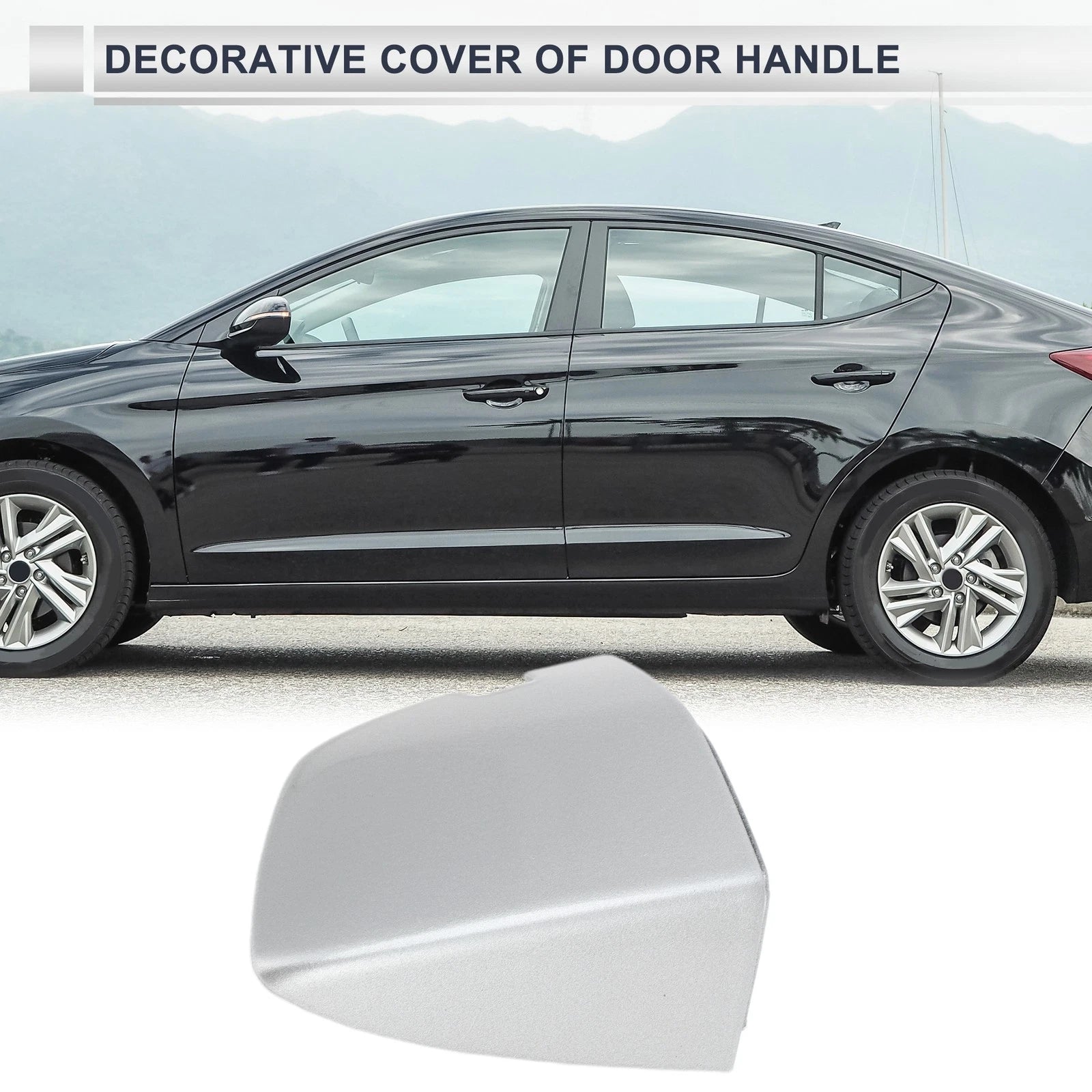 Front Left Door Handle Lock Cylinder Cover Replacement for Volkswagen Sagitta (—)