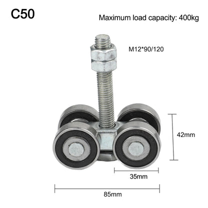 4-Wheel Trolley for Galvanized Steel Construction