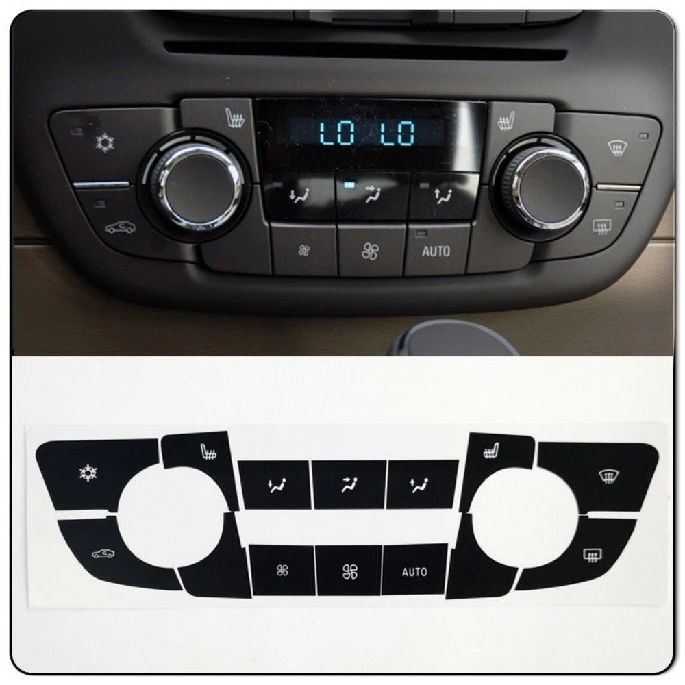 Air Condition Control Button Repair Stickers for Buick Regal (2008–2013)