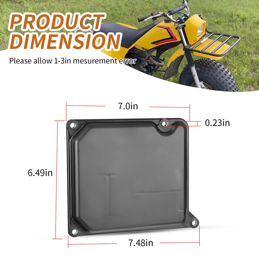 Air Box Cover Lid w/ Seal for Yamaha Tri Moto YTM200 (1983–1985) 21V-14412-01-00