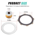Clutch Friction Steel Plates w/ Gasket Kit for Kawasaki Z125 Pro (2017–2024)