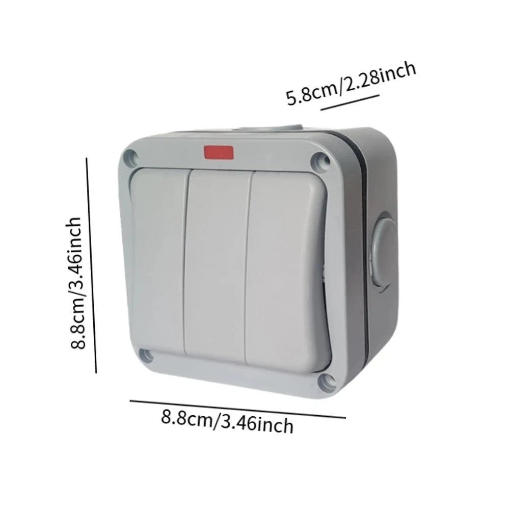 Outdoor Switch for Garden and Terrace (IP66 Waterproof)