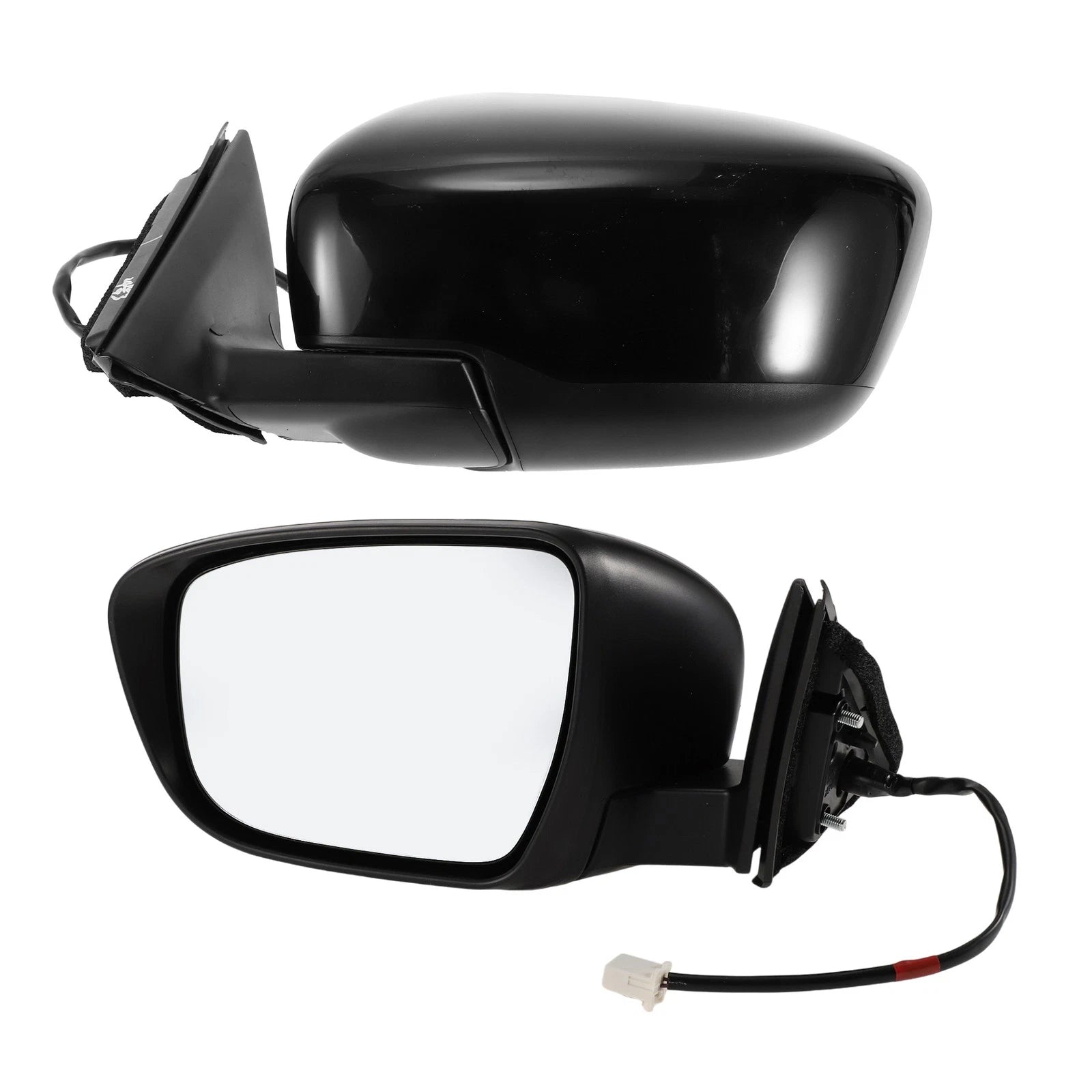 Left Side Door Mirror for Nissan Rogue (2014–2020) Manual Folding Black