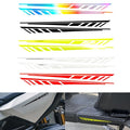 1 Pair Reflective Body Stickers for Motorcycle Front Fender (Universal)