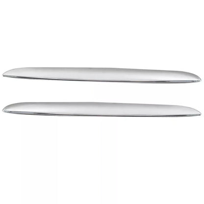 2Pcs Front Hood Cover Chrome Trim for BMW 3 Series E90 E91 (2006–2008)
