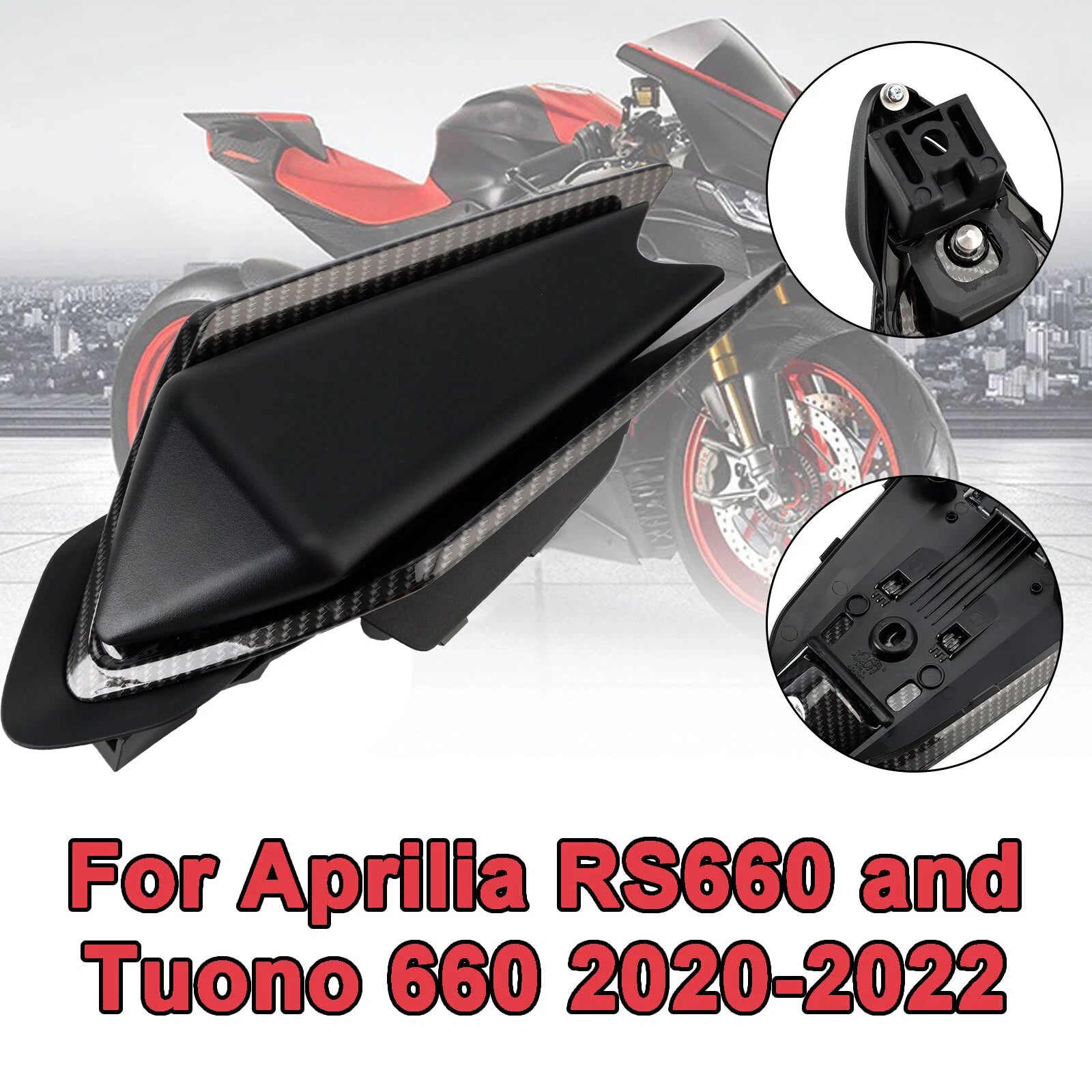 Rear Cowl Tail Fairing Cover for Aprilia RS660 RSV4 Tuono 660 (2020–2024) Carbon T9