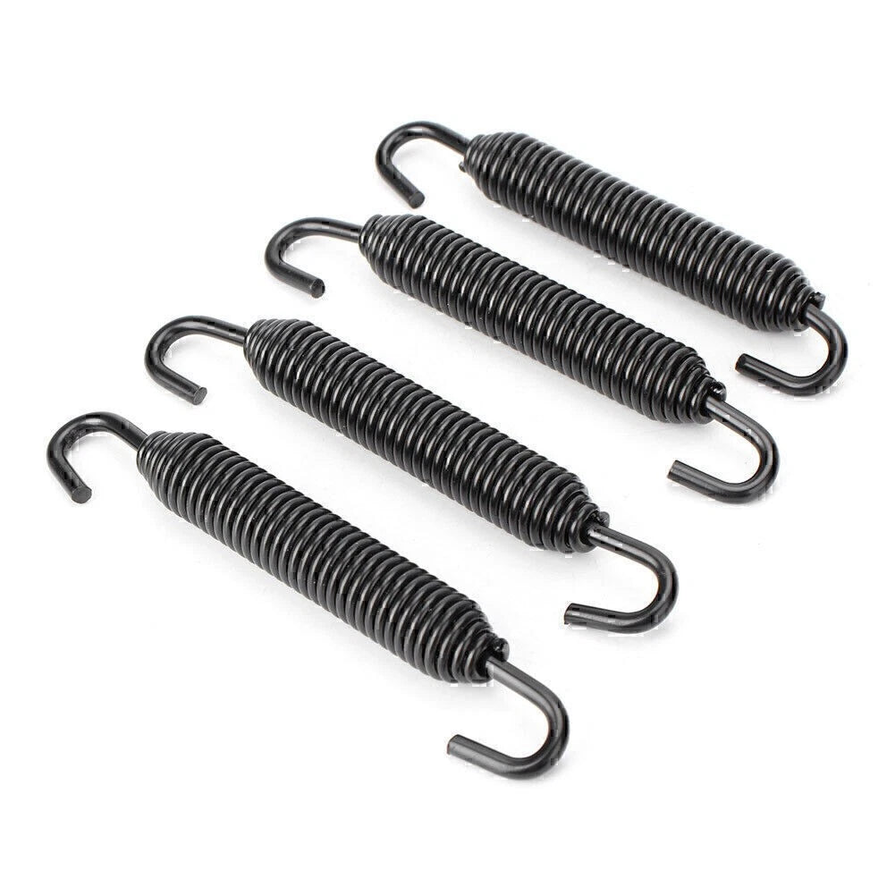 2PCS Black Universal Long Stainless Header Exhaust Springs 83mm