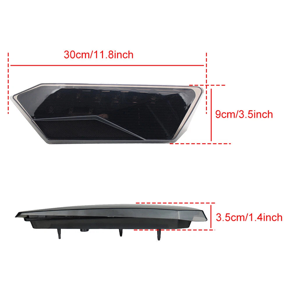 Set of 2 LED Tail Lights for Polaris RZR Turbo 1000 XP 900 S (2014–2021)