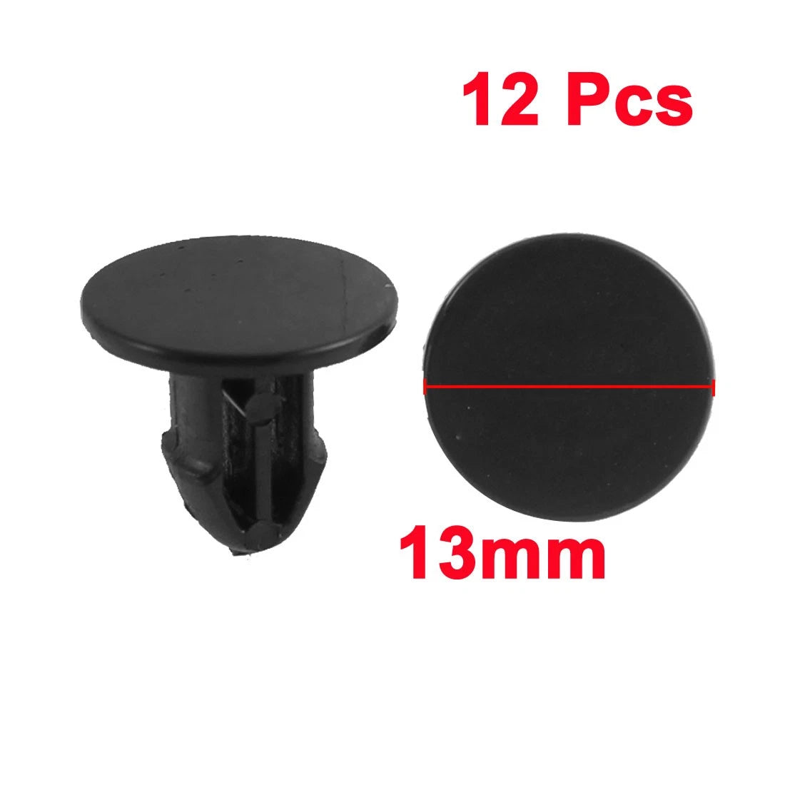 12 Pcs Mini Rivet Clips Plastic 6mm Hole for Honda Fit (2008–2013)