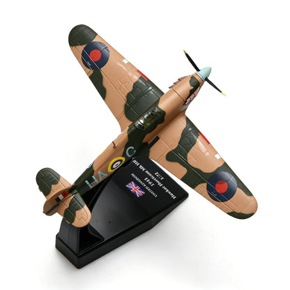 1/72 Scale Diecast RAF Hawker Hurricane Mk HB Fighter Model with Stand