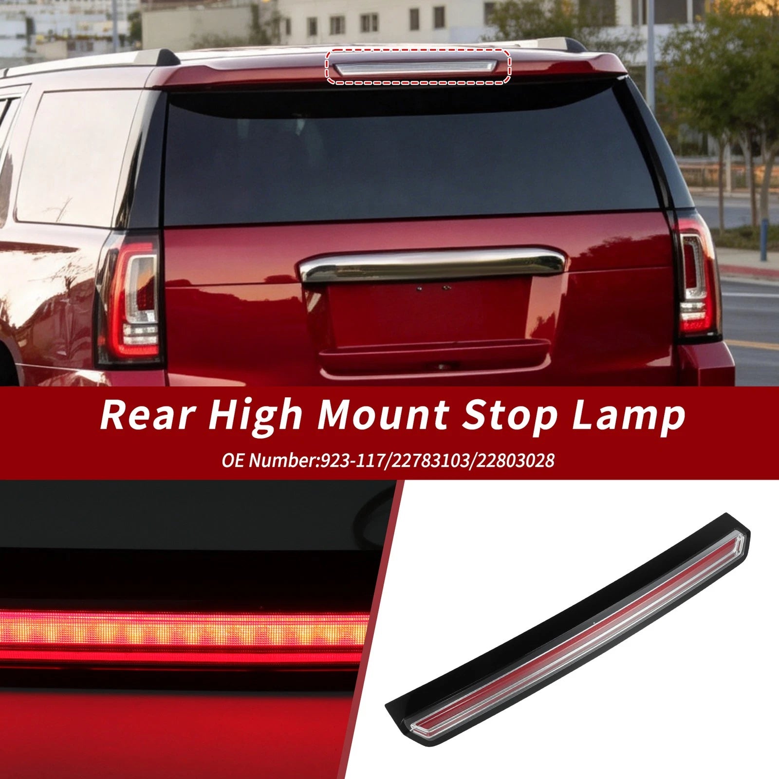 LED Third Brake Light for GMC Yukon XL (2015–2020) 923-117