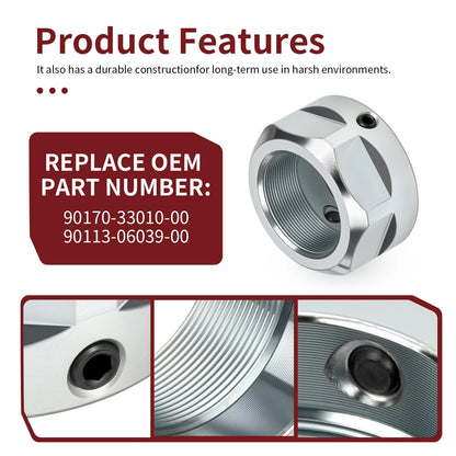 Rear Axle Lock Nut for Yamaha Raptor 250 YFM250R (2008–2013)