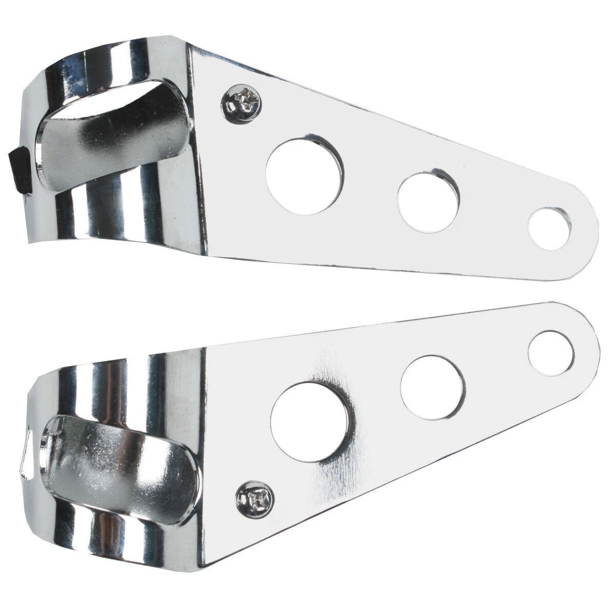 Headlight Mounting Bracket Fork Ears for Cafe Racer Bobber Chopper (28/31/34 mm)