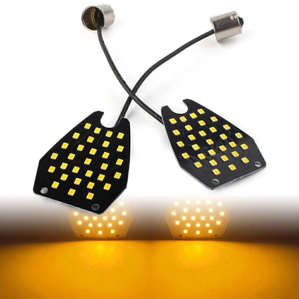 2X 30SMD LED Turn Signal Indicator Light 1156 for Honda CBR1000RR (2004–2007)