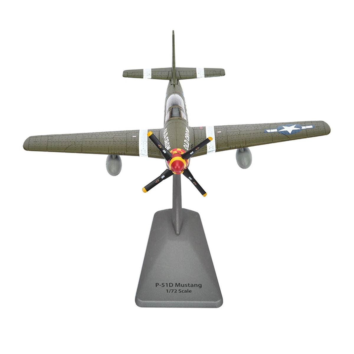 1:72 Scale P51 Mustang Alloy Model Aircraft Souvenir Display