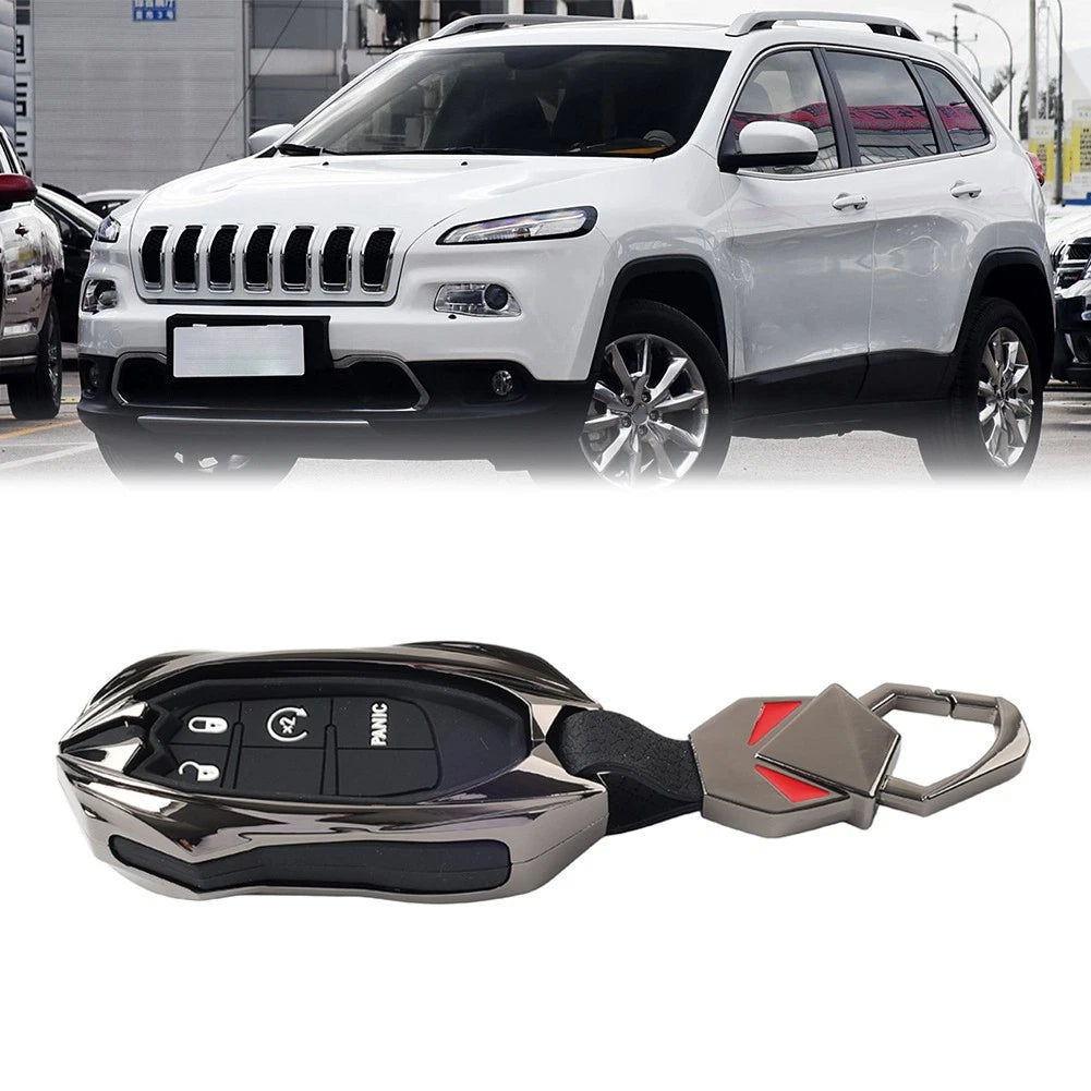 Smart Key Fob Shell Cover for Dodge Durango, Jeep Cherokee (2011–2020)
