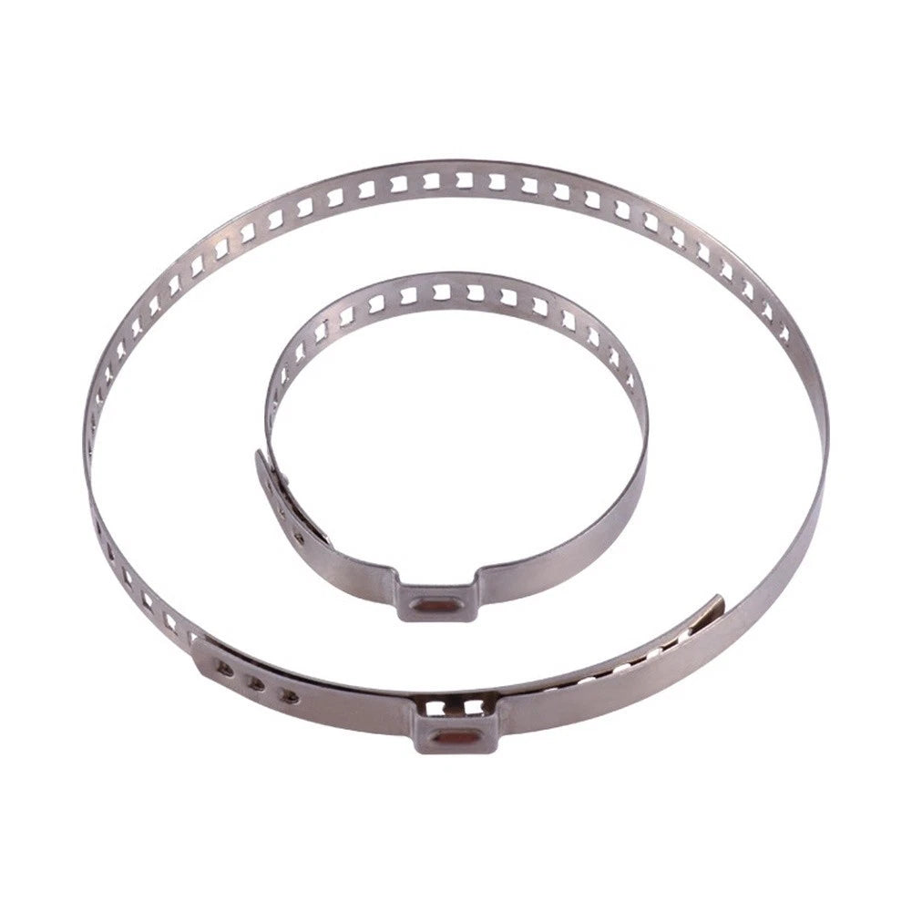 Adjustable Stainless Steel Clamp for CV Joint Boot Hose (Wide Size Range)