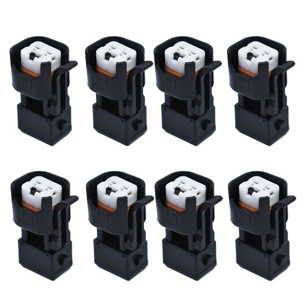 8pcs Injector Connector Adapter for LS1 LS2 LS3 LSX LT1 (EV1 to EV6 EV14)