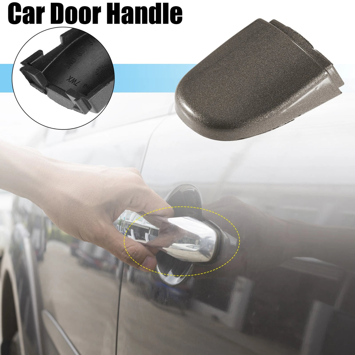 Front Left Exterior Door Handle Lock Cover Cap for Volkswagen Beetle (2003–2010)