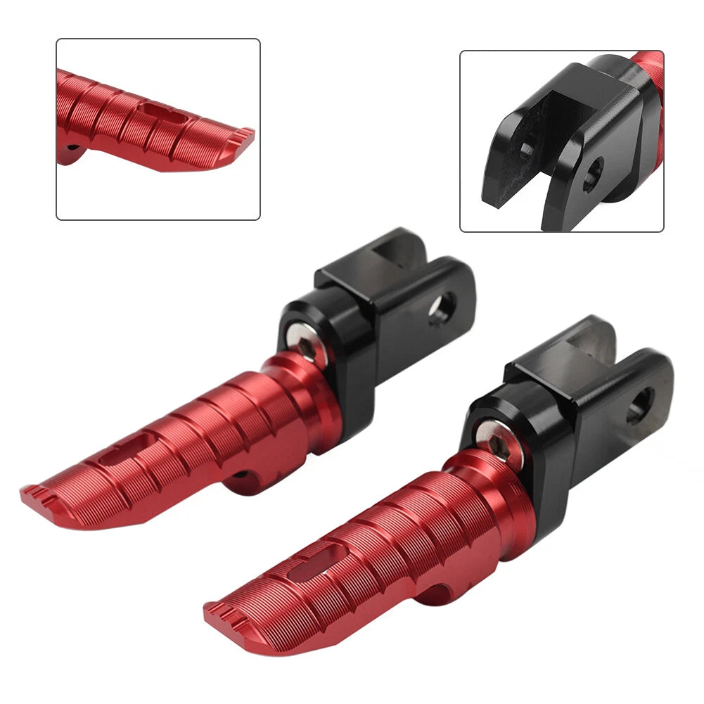 2X Foot Pegs for Aprilia Tuono 660 (2021–2023) Red