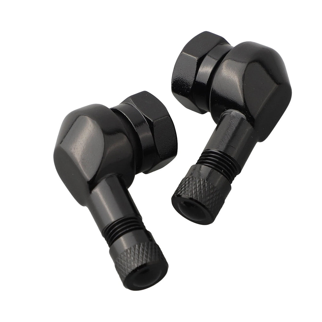2X 90 Degree Angle Motorcycle Wheel Tire Stem Valve for