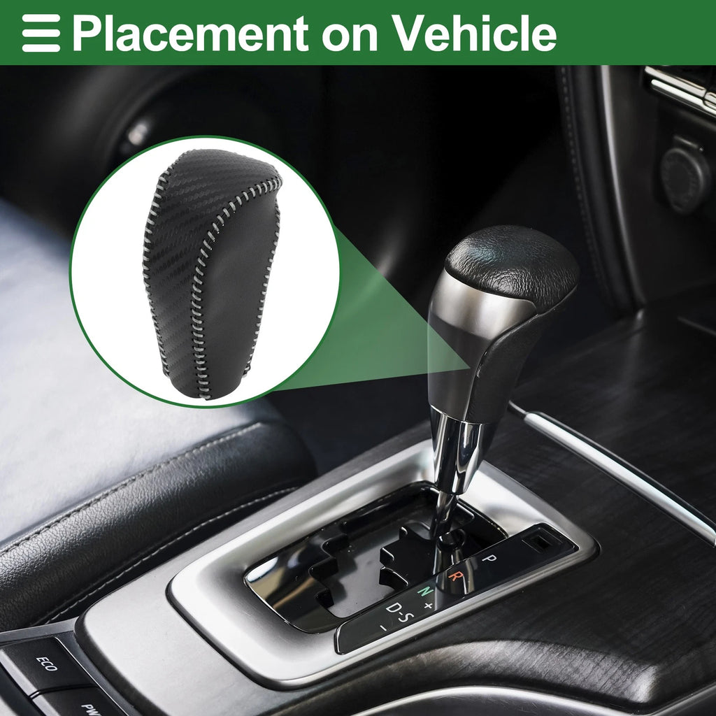 Gear Shift Knob Cover Replacement for Mazda CX-5 (2017–2022) Carbon Fiber
