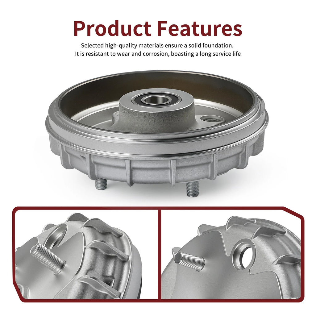 Front Brake Drum for Honda Rancher 350 2X4 TRX350TE (2000–2006) 44600-HN4-670