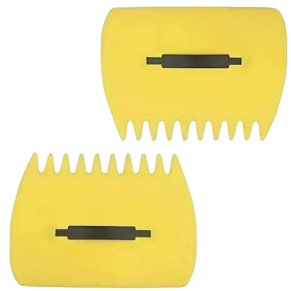 2 Pack Garden Rakes for Leaf Collection (Large Size)