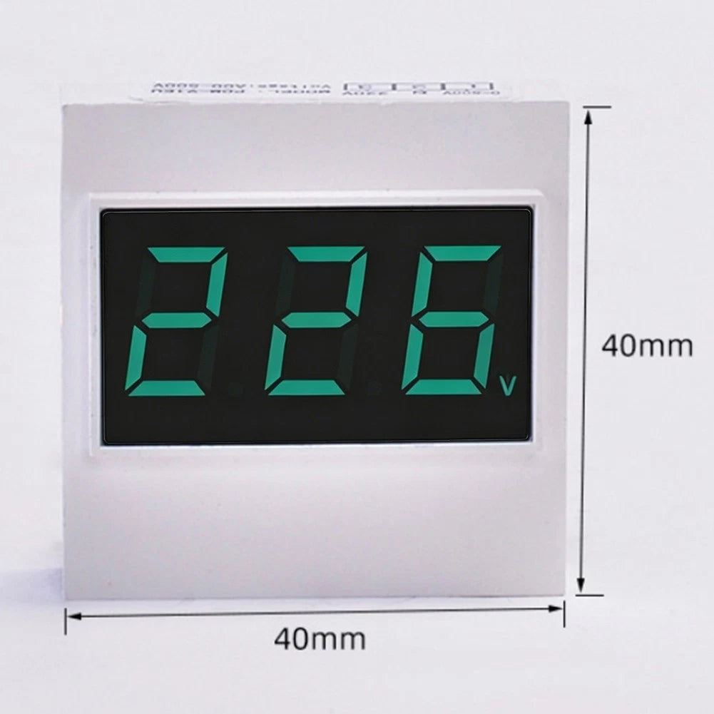 AC Voltmeter 50-500V LCD Display for High-End Power Strips